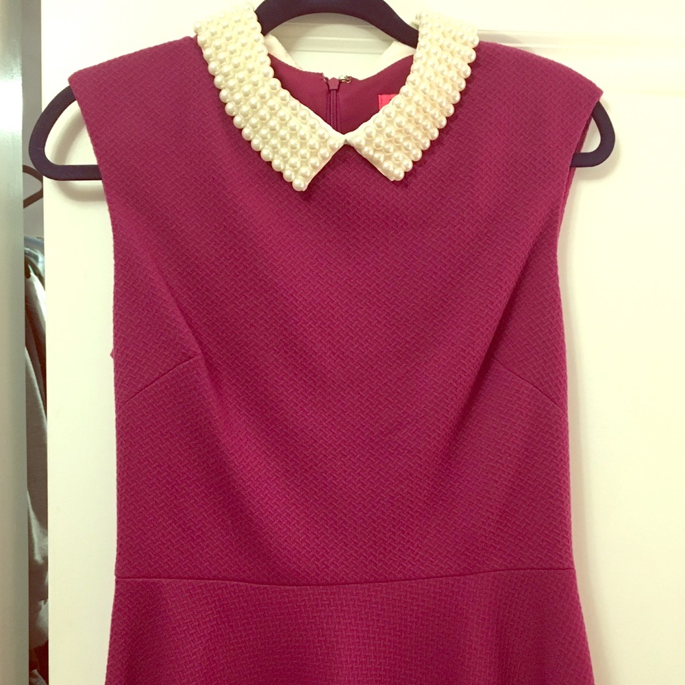 Betsey Johnson Pearl Peter Pan Collar Dress
